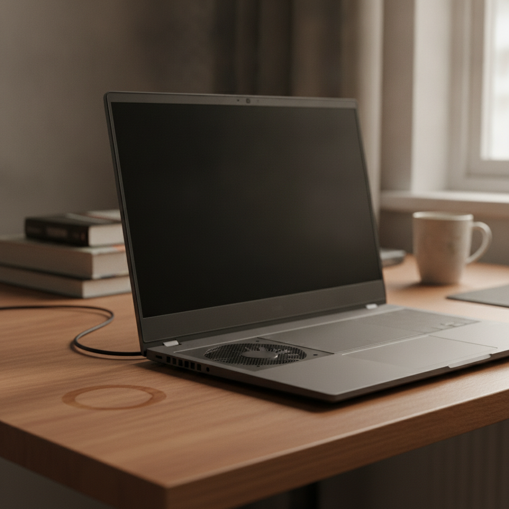 Acer Aspire 7 A715-76G gaming laptop shown at an angle highlighting its 144Hz display and rear vents, budget RTX 2050 gaming laptop in India