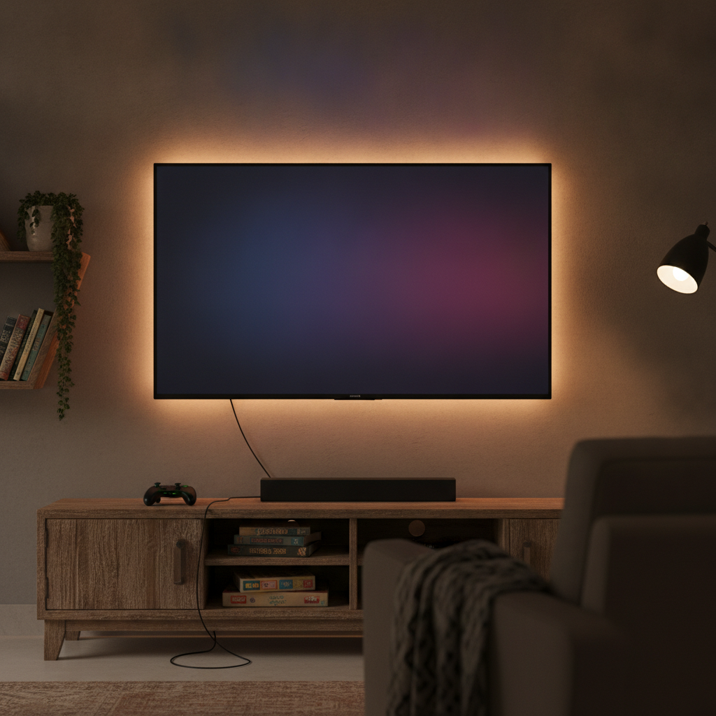Sony Bravia OLED TV in a home theatre setup in an Indian household